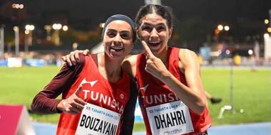 Jeux Méditerranéens 2026 : Maroua Bouzayani en or, Rihab Dhahri en argent sur 3000 m steeple