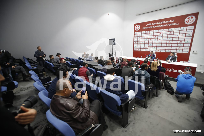 EN : Conférence de presse pour annoncer la liste de la Tunisie pour la CAN 2023