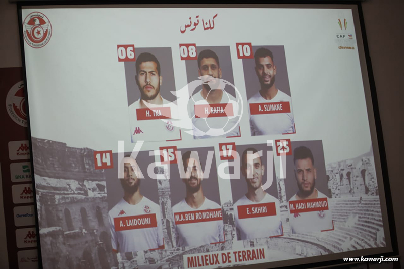 EN : Conférence de presse pour annoncer la liste de la Tunisie pour la CAN 2023