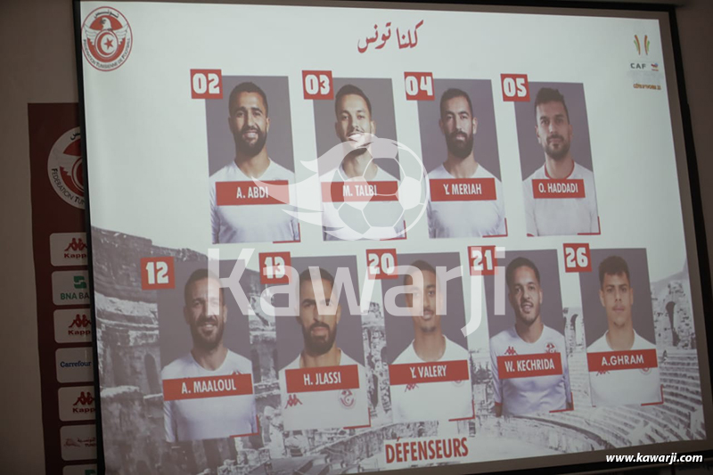 EN : Conférence de presse pour annoncer la liste de la Tunisie pour la CAN 2023