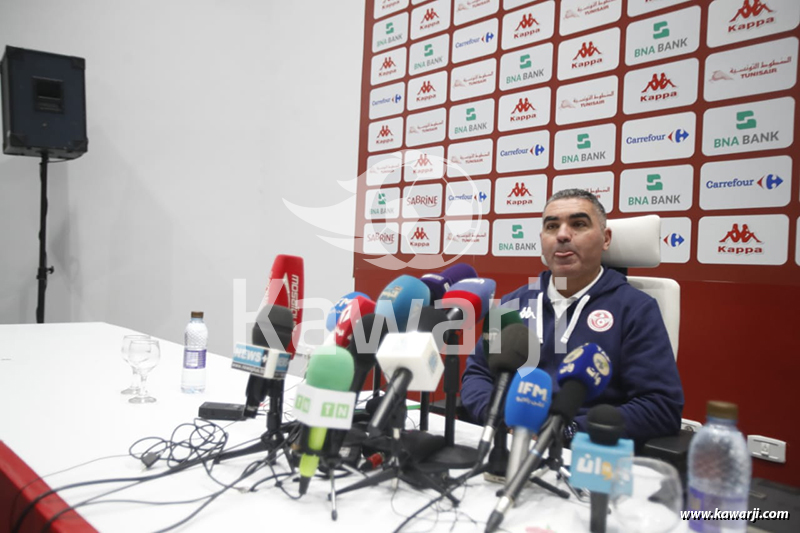 EN : Conférence de presse pour annoncer la liste de la Tunisie pour la CAN 2023