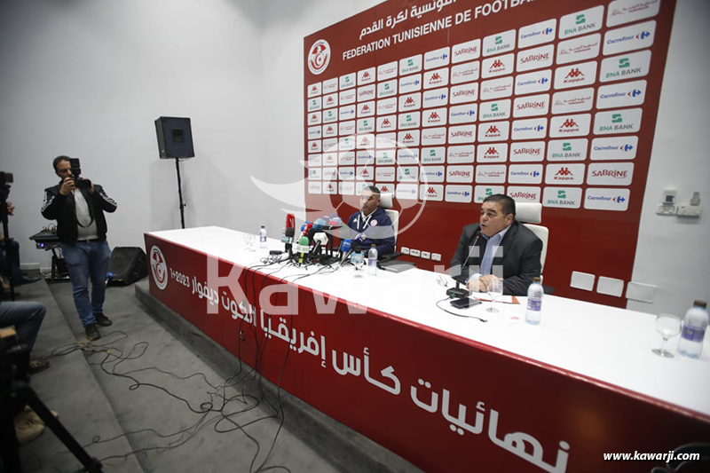 EN : Conférence de presse pour annoncer la liste de la Tunisie pour la CAN 2023