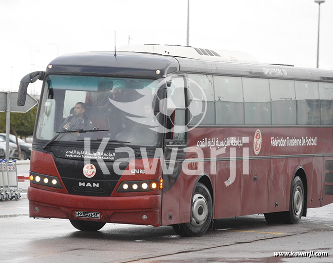 CAN 2023 : Départ de la sélection tunisienne en Côte d'Ivoire