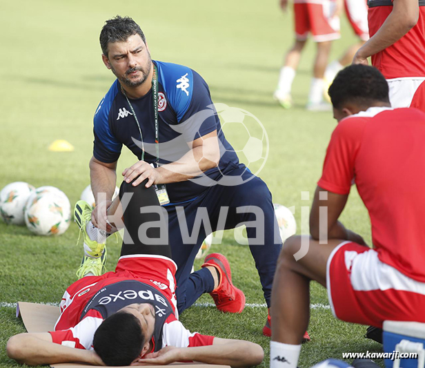 [EN] Entrainement de la sélection tunisienne en Côte d'Ivoire