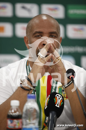 Conférence de presse du sélectionneur du Mali Eric Chelle 19-01-24