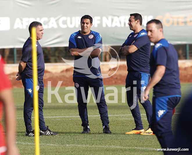 [EN] Entrainement de la sélection tunisienne en Côte d'Ivoire 21-01-24