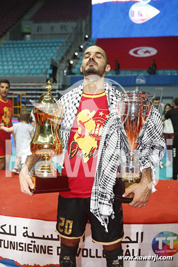 Volley-ball : Finale Coupe de Tunisie Espérance de Tunis - Etoile du Sahel 3-2