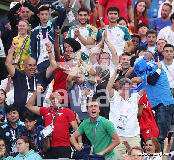 JO 2024 : Firas Katoussi (Demies Taekwondo -80 kg)