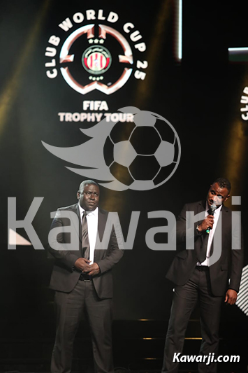 Présentation du trophée de la Coupe du Monde des Clubs 2025 en Tunisie