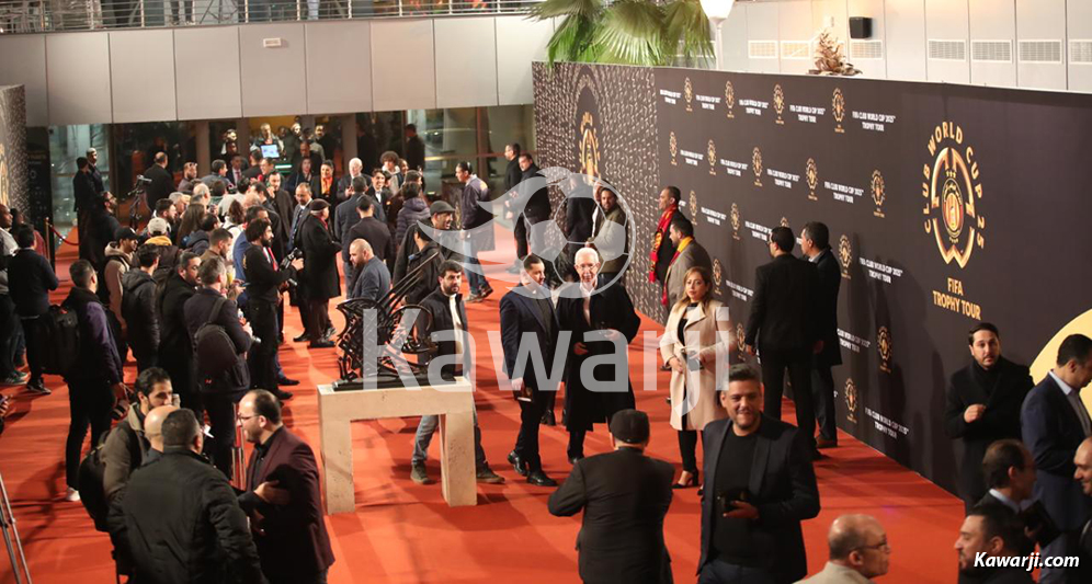 Présentation du trophée de la Coupe du Monde des Clubs 2025 en Tunisie