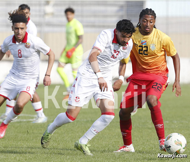 Amical : Tunisie U20 - RD Congo U20 0-2