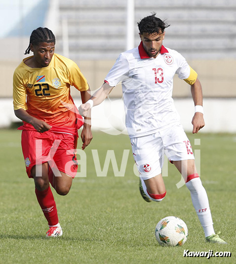 Amical : Tunisie U20 - RD Congo U20 0-2