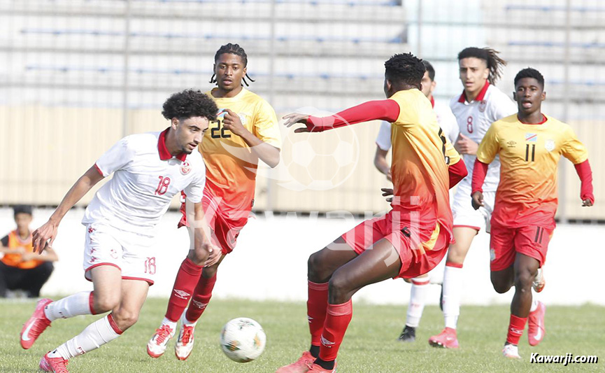 Amical : Tunisie U20 - RD Congo U20 0-2