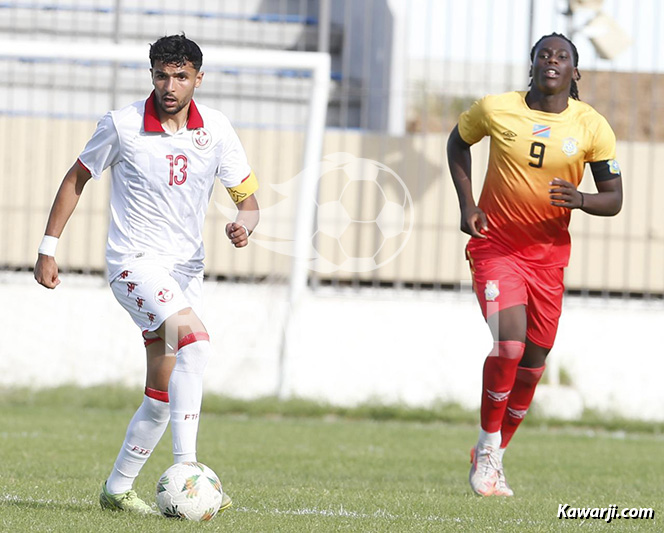 Amical : Tunisie U20 - RD Congo U20 0-2