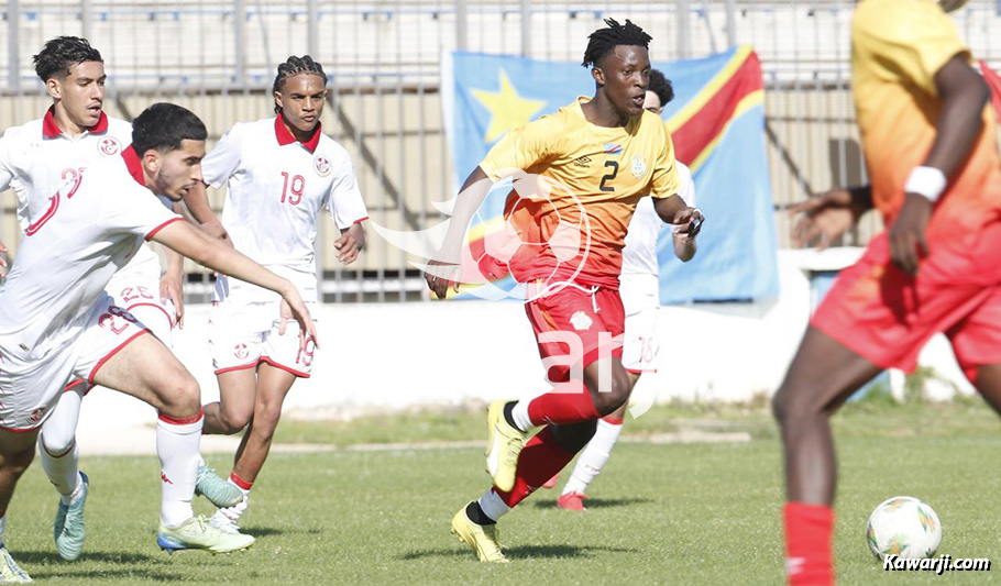 Amical : Tunisie U20 - RD Congo U20 0-2