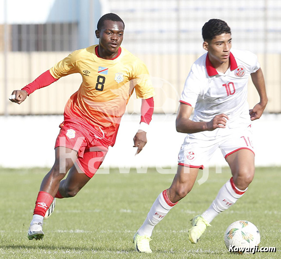Amical : Tunisie U20 - RD Congo U20 0-2