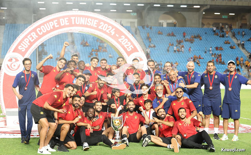 Finale Super Coupe de Tunisie : Espérance de Tunis - Stade Tunisien 1-0