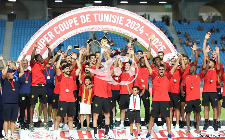 Finale Super Coupe de Tunisie : Espérance de Tunis - Stade Tunisien 1-0