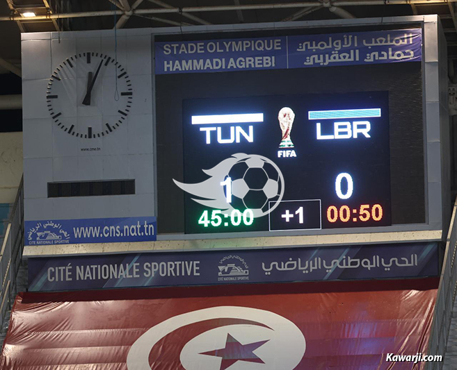 EN-Mondial 2026-Qualifications : Tunisie - Liberia 3-0