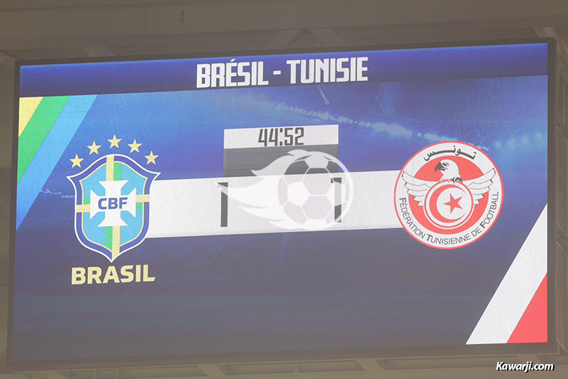 Amical : Tunisie - Brésil