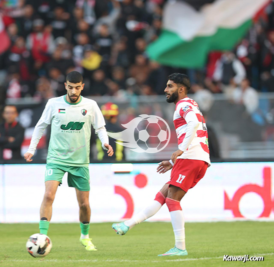 Rencontre amicale : Club Africain - Sélection des stars d'Al Quds 2-0