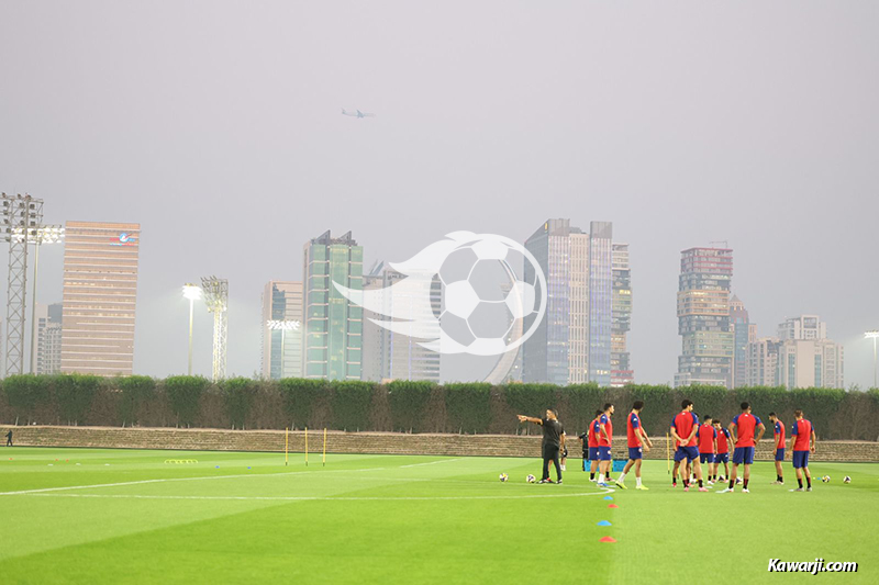 Coupe Arabe des Nations 2025 : Conférence de presse Sami Trabelsi et entrainement de la sélection tunisienne