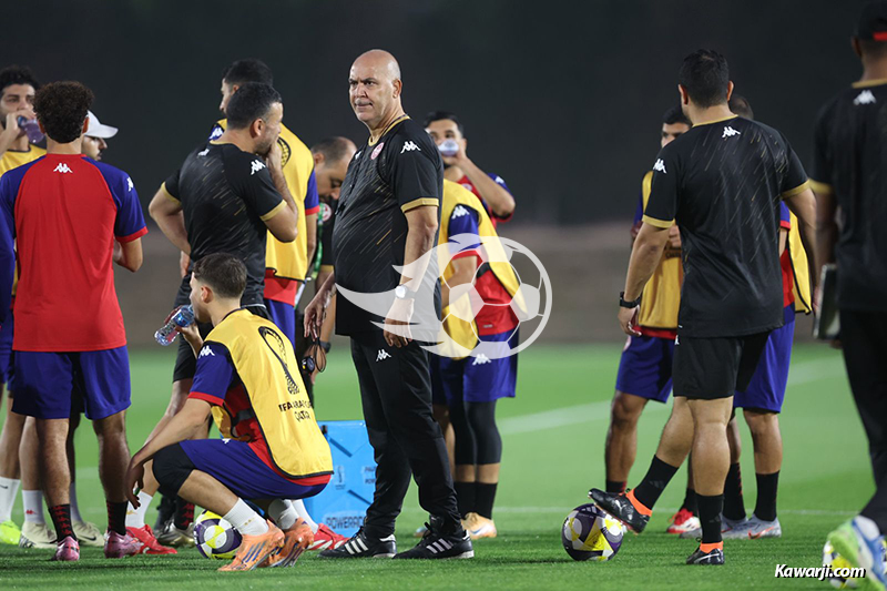 Coupe Arabe des Nations 2025 : Conférence de presse Sami Trabelsi et entrainement de la sélection tunisienne