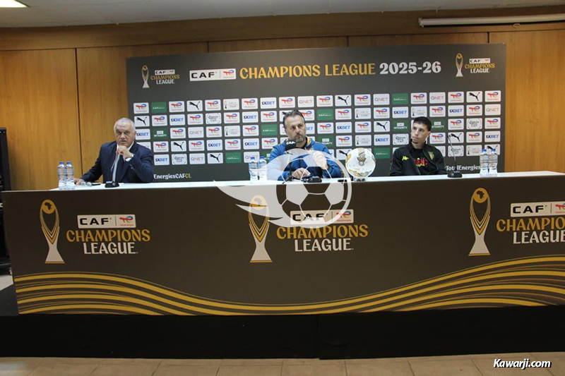 LC : Point de presse Espérance de Tunis et Al Ahly