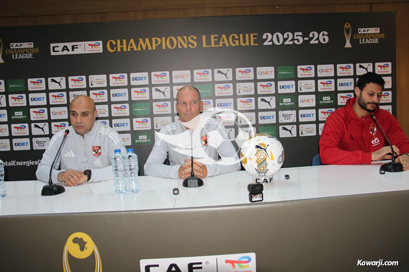 LC : Point de presse Espérance de Tunis et Al Ahly