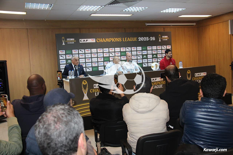 LC : Point de presse Espérance de Tunis et Al Ahly