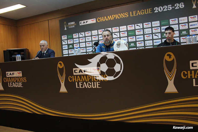 LC : Point de presse Espérance de Tunis et Al Ahly