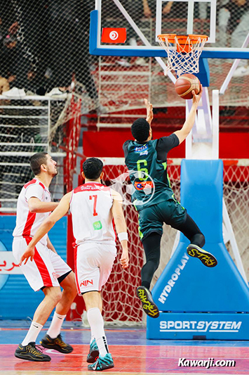 Basket-Ball : Demie 2 Super Play-off Club Africain-JS Kairouanaise 72-68