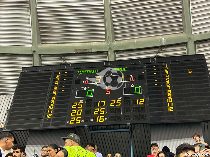 Volley-ball : Demi-finale CAN Tunisie - Maroc 3-1