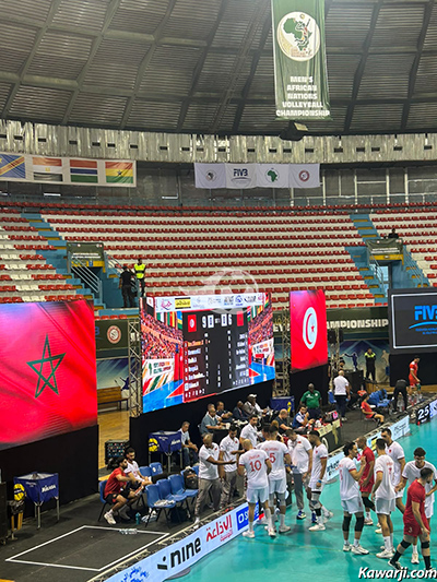 Volley-ball : Demi-finale CAN Tunisie - Maroc 3-1