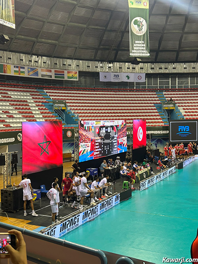 Volley-ball : Demi-finale CAN Tunisie - Maroc 3-1