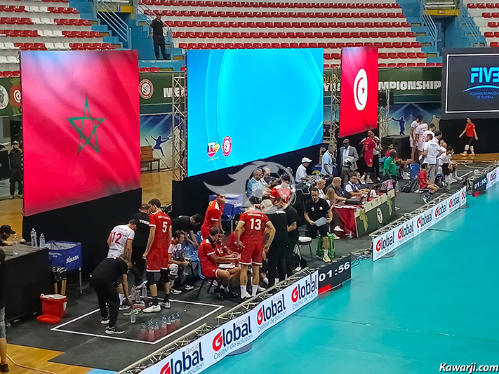 Volley-ball : Demi-finale CAN Tunisie - Maroc 3-1