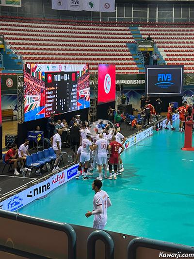 Volley-ball : Demi-finale CAN Tunisie - Maroc 3-1