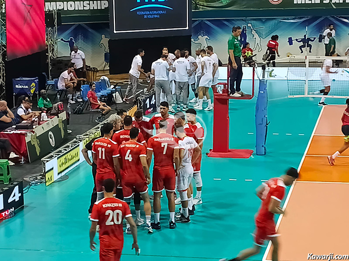Volley-ball : Demi-finale CAN Tunisie - Maroc 3-1