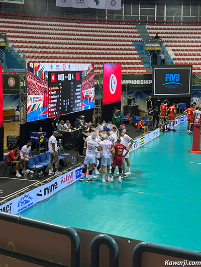 Volley-ball : Demi-finale CAN Tunisie - Maroc 3-1