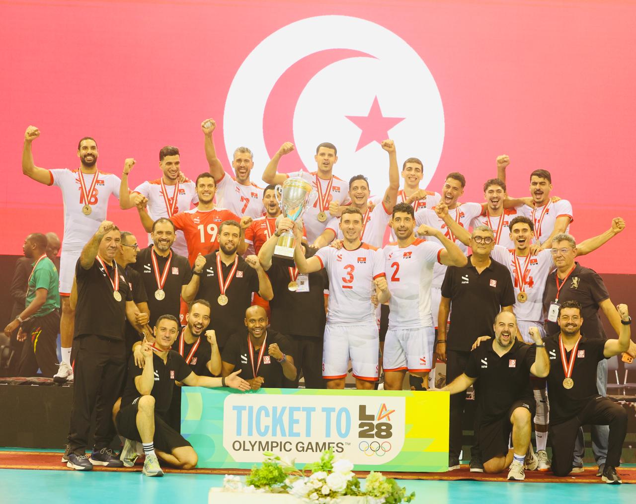 Finale CAN 2026 Volley-ball : Tunisie - Cameroun 3-0