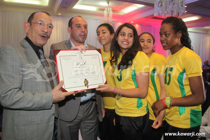 CSS : Remise trophees Champion Tunisie 2013