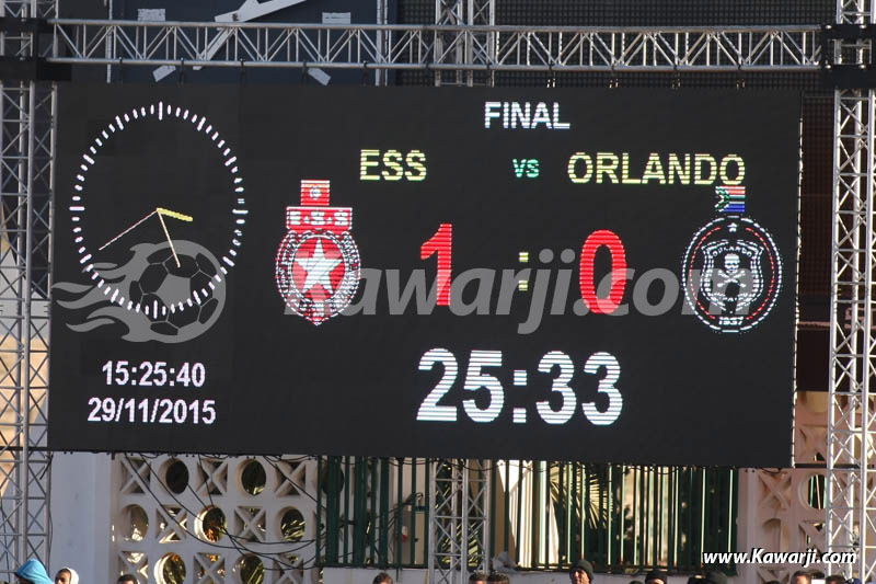 [CC 2015] Finale Etoile du Sahel - Orlando Pirates 1-0
