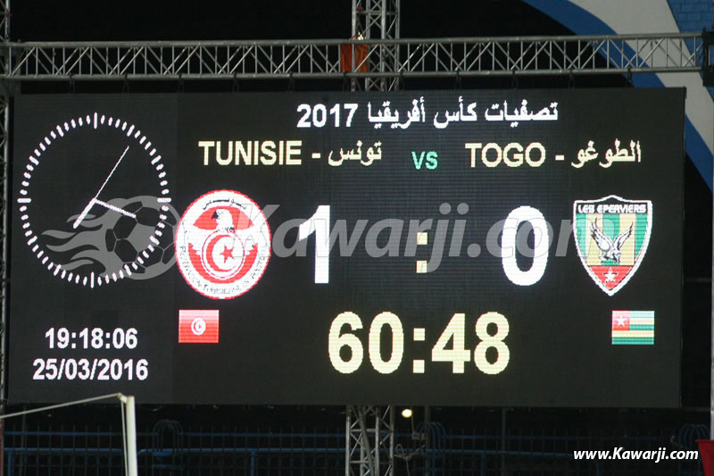 [Elim. CAN 16] Tunisie - Togo 1-0