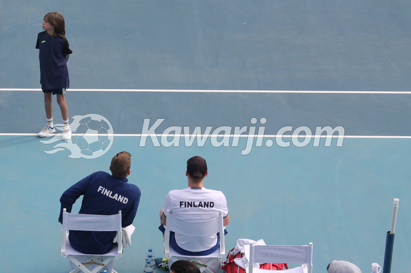Coupe Davis  Journée 1 : Tunisie - Finlande