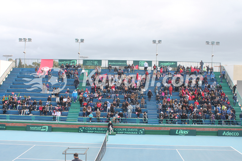 Coupe Davis  Journée 1 : Tunisie - Finlande