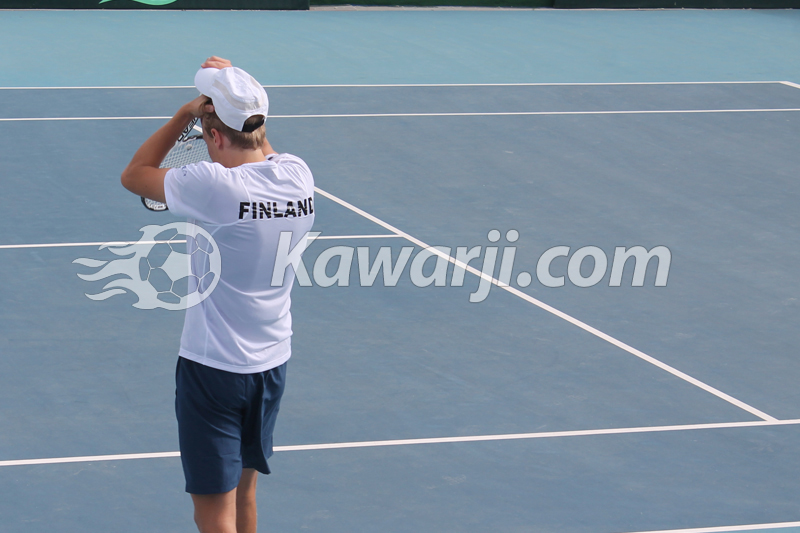Coupe Davis  Journée 1 : Tunisie - Finlande