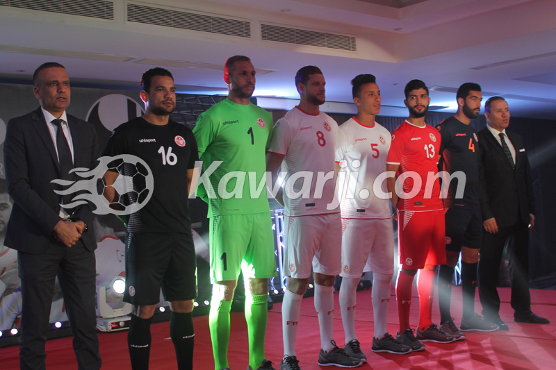 Les tenues de la Tunisie pour la Coupe du Monde 2018