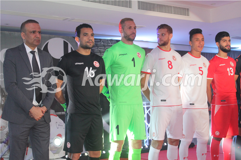 Les tenues de la Tunisie pour la Coupe du Monde 2018
