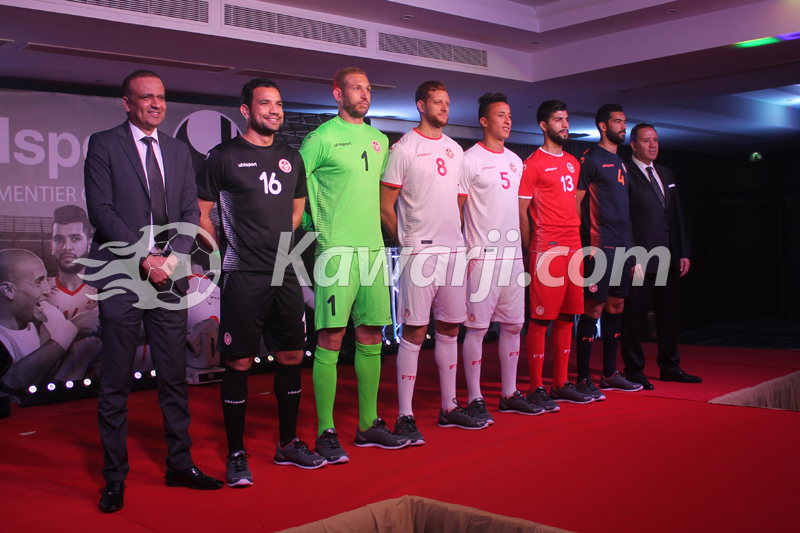 Les tenues de la Tunisie pour la Coupe du Monde 2018