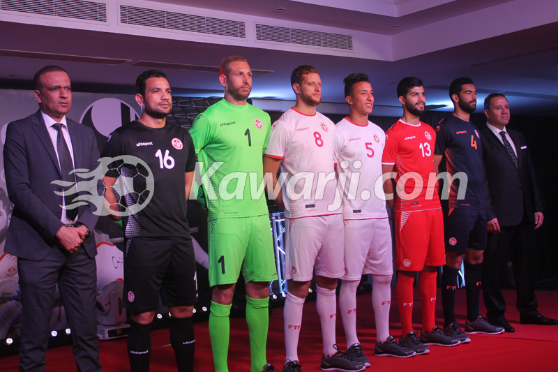 Les tenues de la Tunisie pour la Coupe du Monde 2018